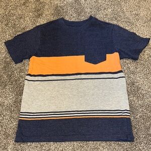 Cat & Jack Colorful Blue and Orange Short Sleeve Tee